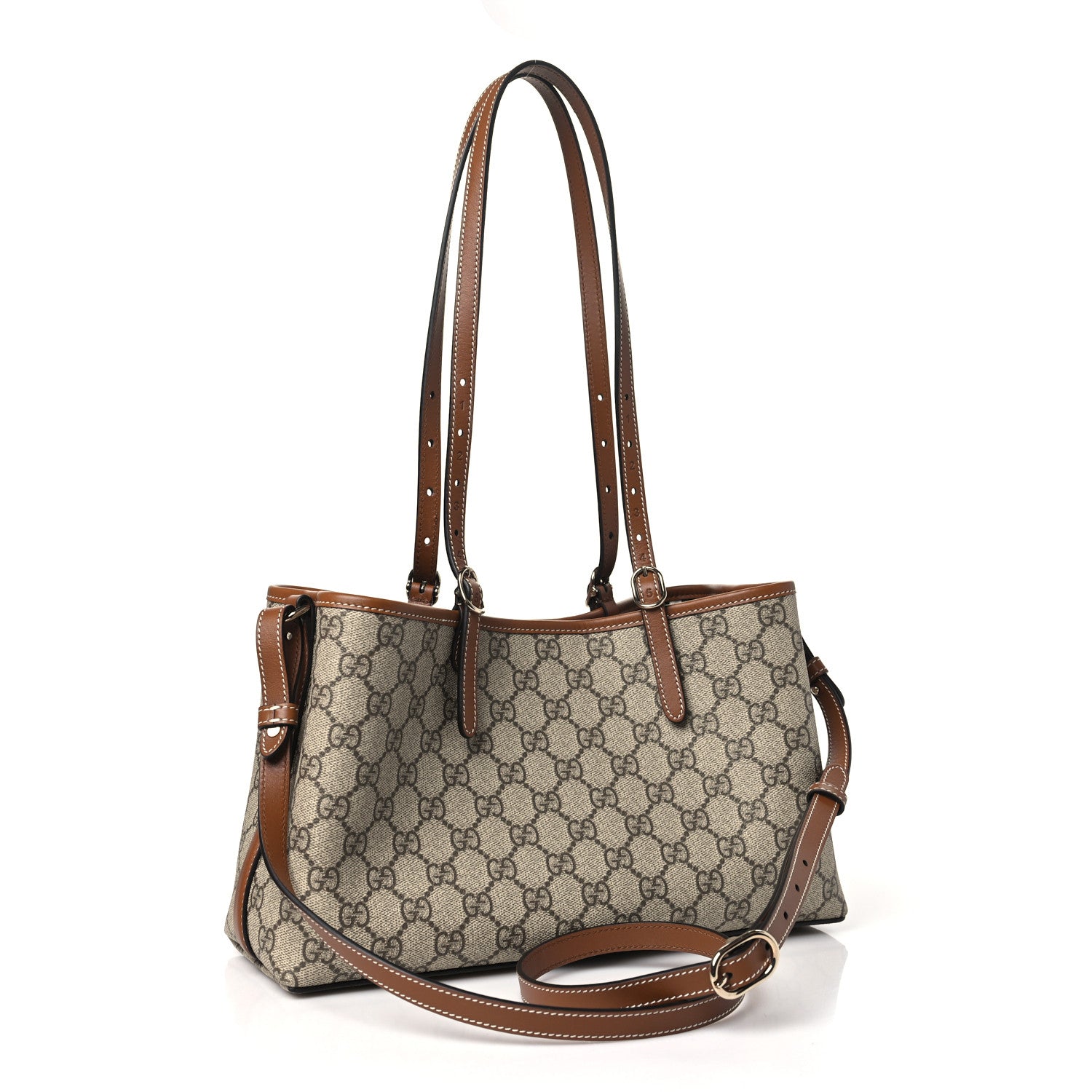GG Emblem Shopper Medium Tote Bag